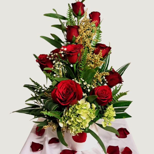 Passionate Petals - Rose Vase