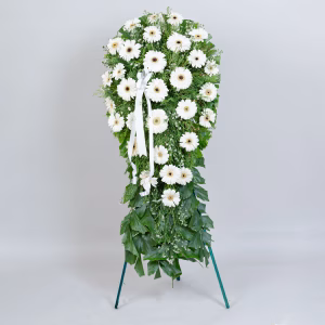 Gerbera Wreath in a Stand